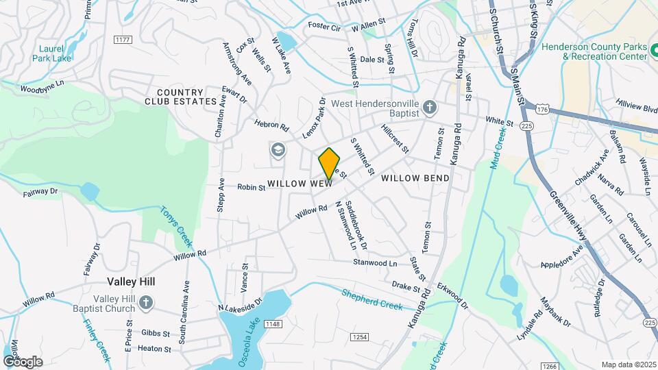 1207 Cherokee Dr Map and Location Details