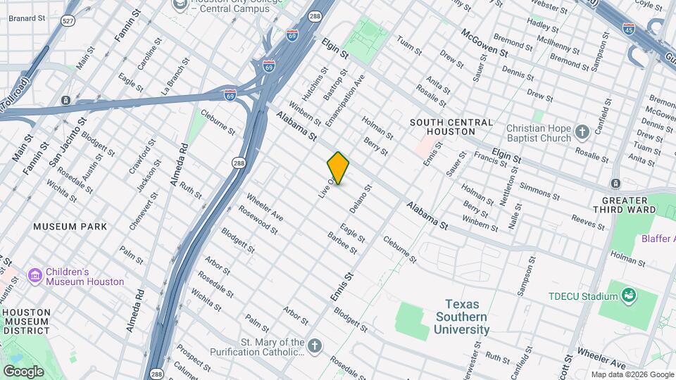 2614 Isabella St Map and Location Details