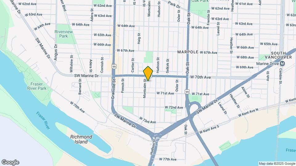 8656 Montcalm St Map and Location Details
