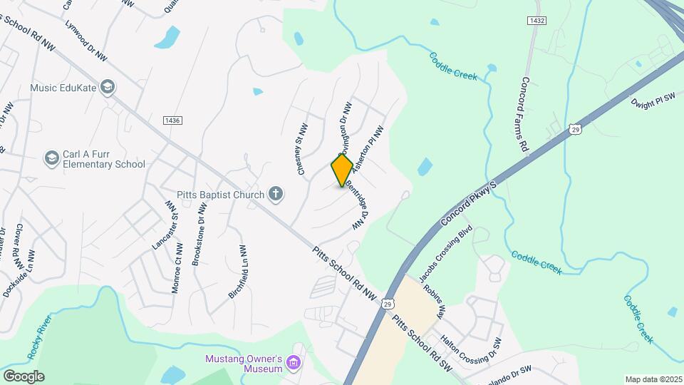 4855 Aldridge Pl NW Map and Location Details