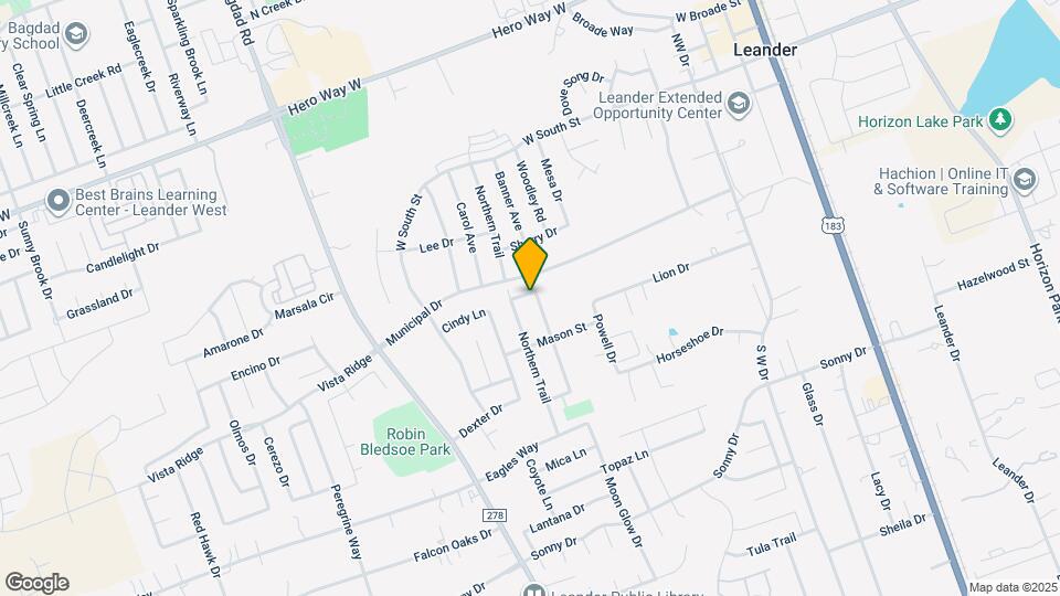 407 Bent Wood Dr Map and Location Details