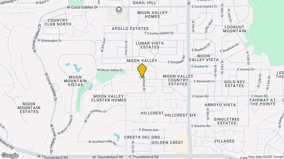 14402 N Medinan Dr Map and Location Details