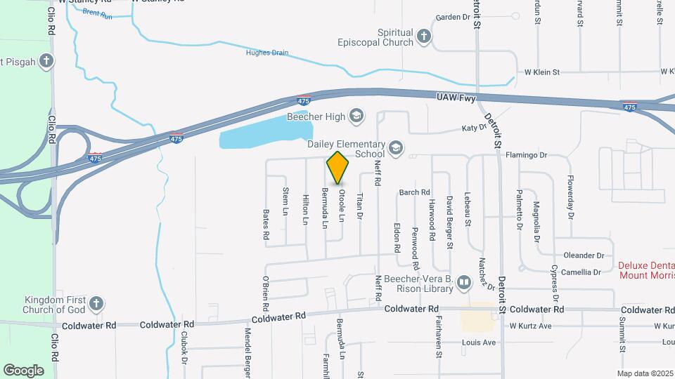 6193 Otoole Ln Map and Location Details