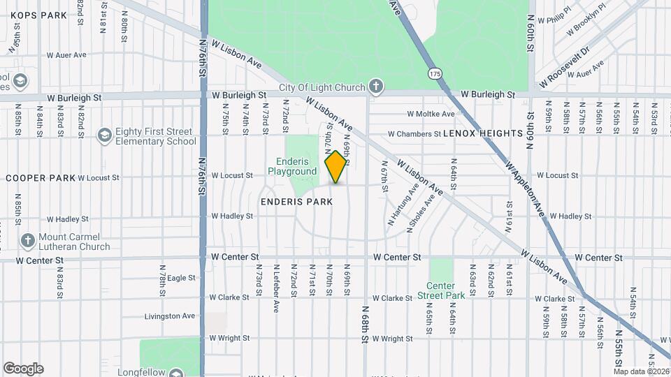2848 N 70th St Map and Location Details