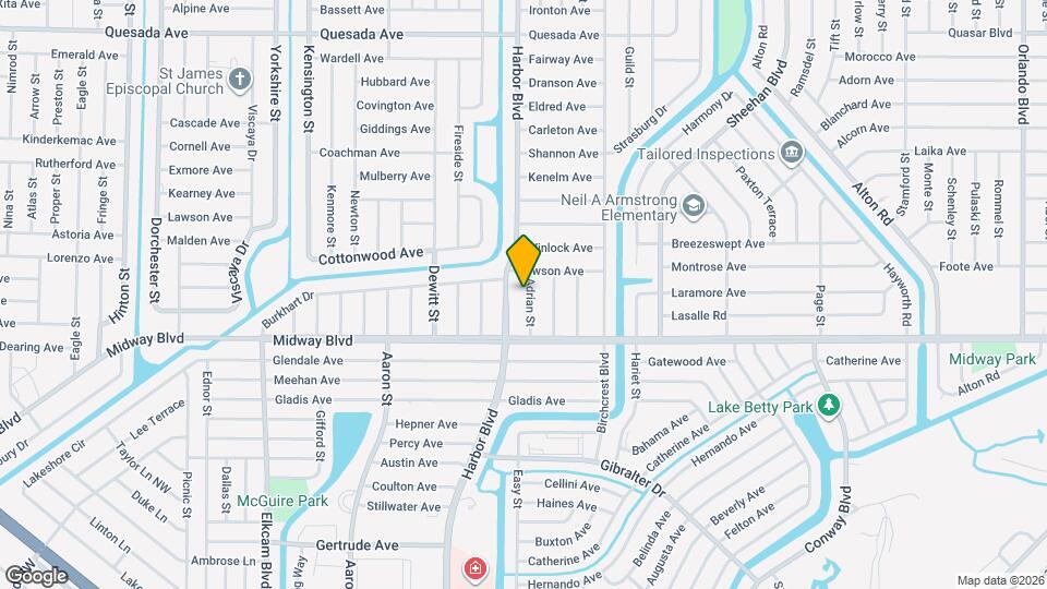 1595 Adrian St Map and Location Details