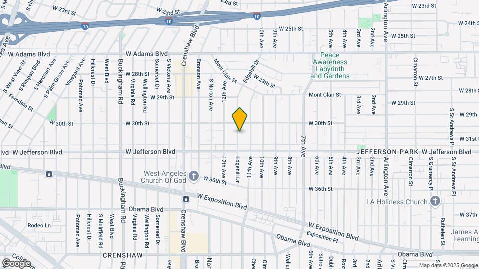 3028 Edgehill Dr Map and Location Details