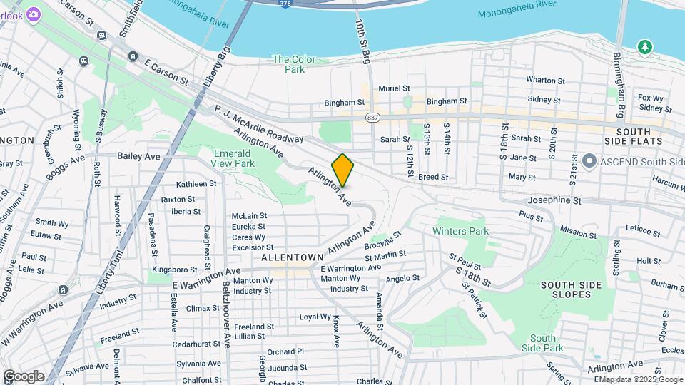 907 Arlington Ave Mapa y Detalles de la Ubicación