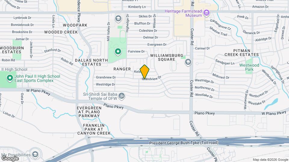 2408 Grandview Dr Map and Location Details