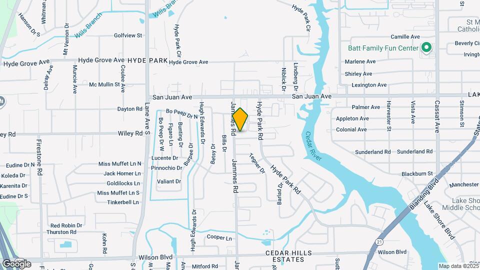 6353 David Dr Map and Location Details
