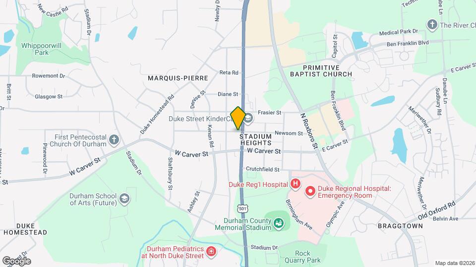 3015 N Duke St Map and Location Details