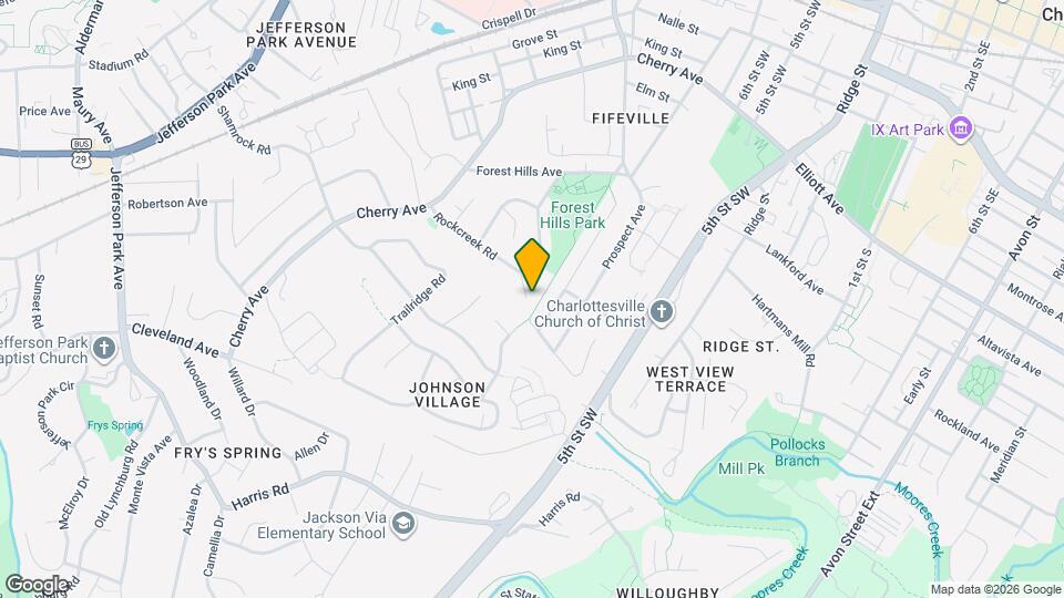 832 Rock Creek Rd Map and Location Details