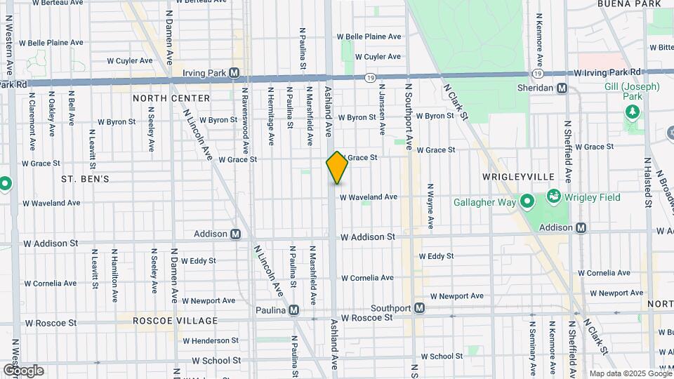 3713 N Ashland Ave Mapa y Detalles de la Ubicación