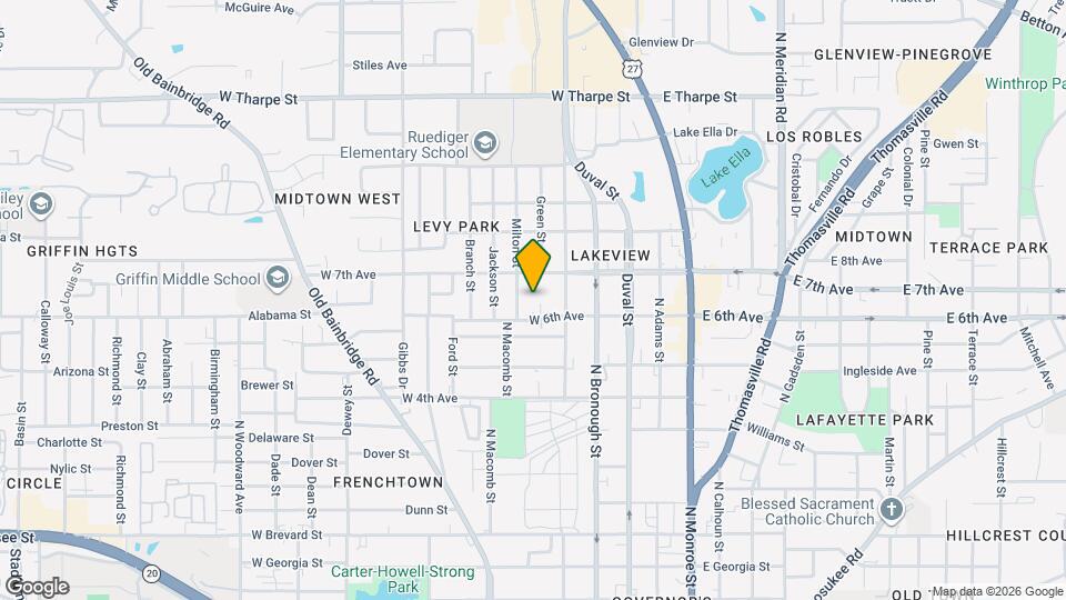 1316 Aintree Ln Map and Location Details