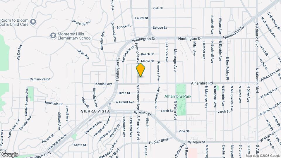 2054 Fremont Ave Map and Location Details
