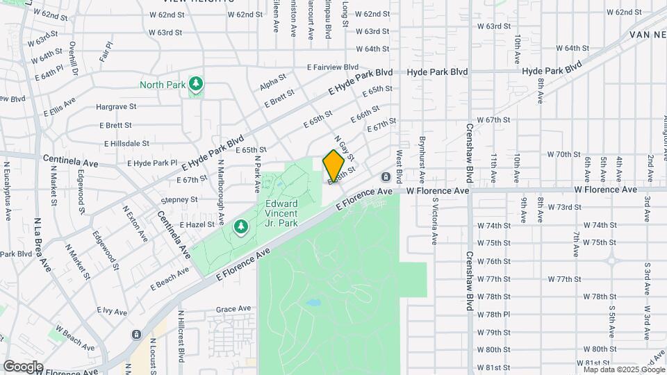 914 E 68th St Map and Location Details