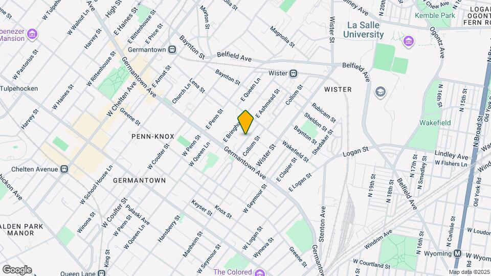 63 E Ashmead St Mapa y Detalles de la Ubicación