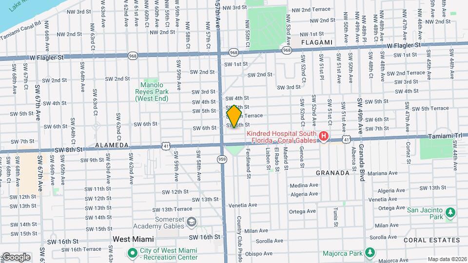 5643 SW 7th St Map and Location Details