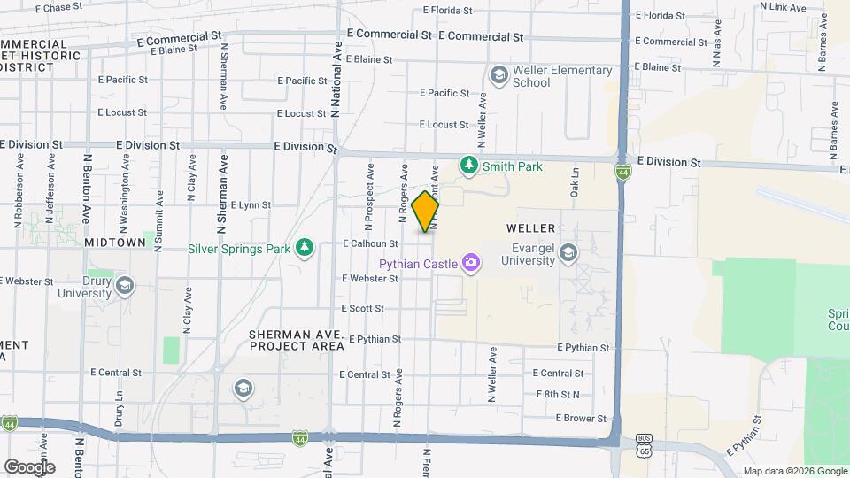 1301 N Fremont Ave Mapa y Detalles de la Ubicación