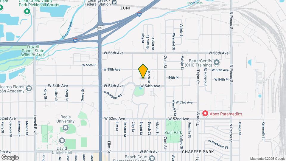 5440 Bryant St Map and Location Details