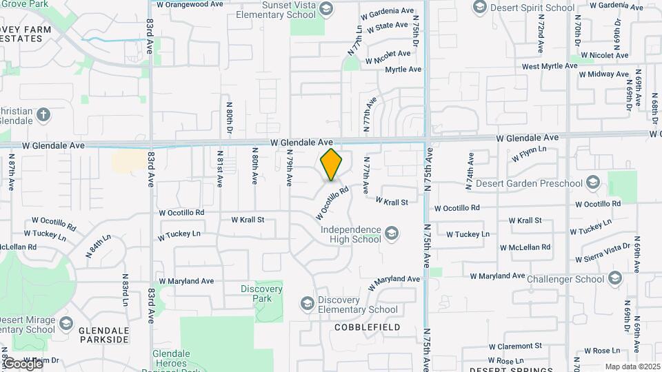 6853 N 78th Ave Map and Location Details