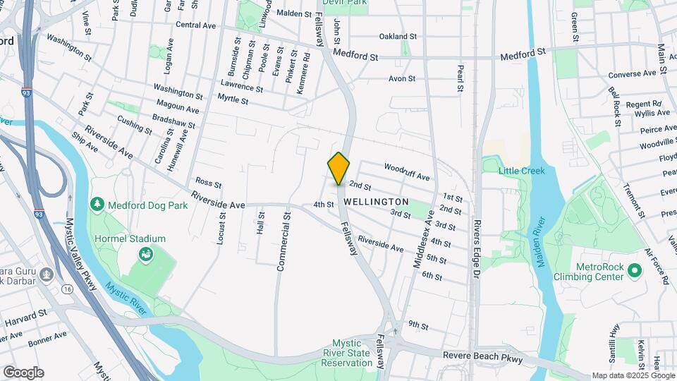 836 Fellsway, Unit 1 Map and Location Details