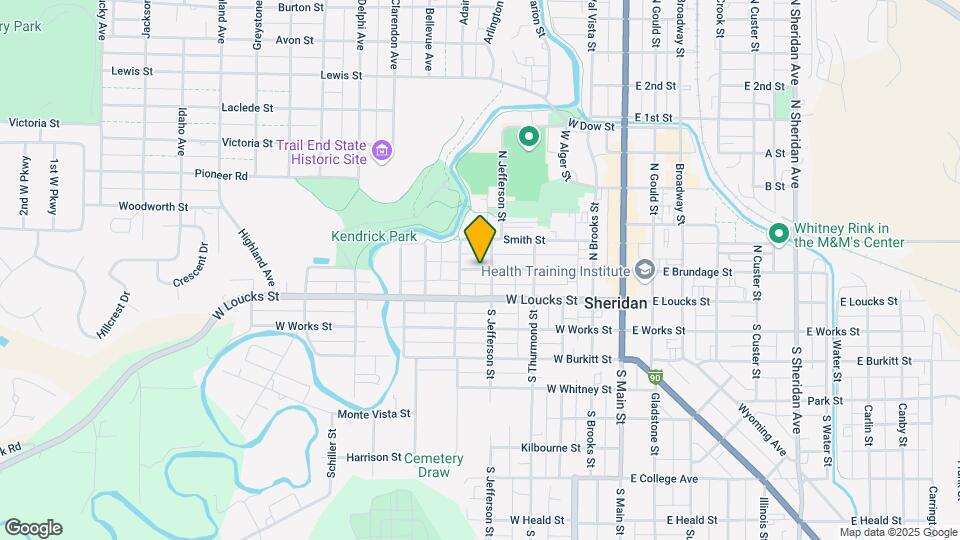410 W Brundage St Map and Location Details