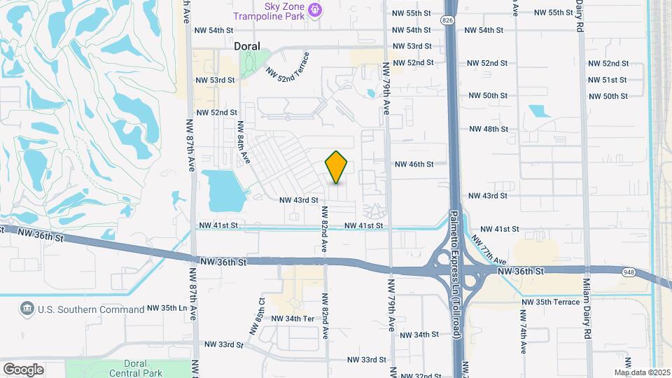 4374 NW 81st Ave Map and Location Details
