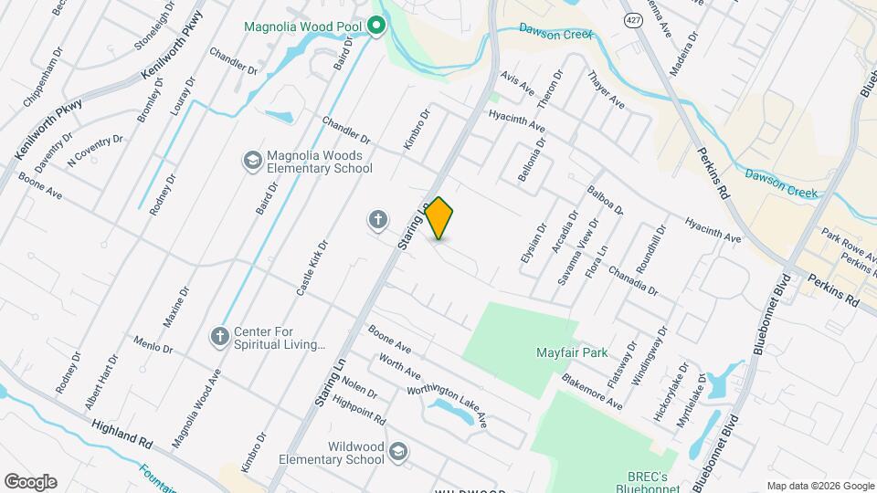 8911 Southlawn Dr Map and Location Details