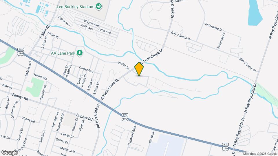 4312 Creekside Dr Map and Location Details