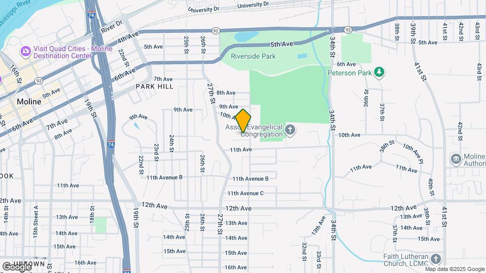1037 29th St Map and Location Details