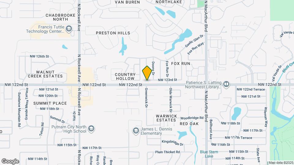 6524 NW 123rd St Map and Location Details