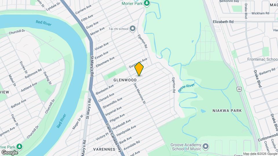 127 Clonard Ave Map and Location Details
