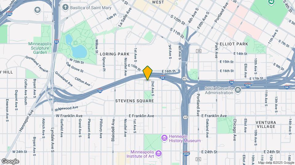 1705 Stevens Ave Map and Location Details