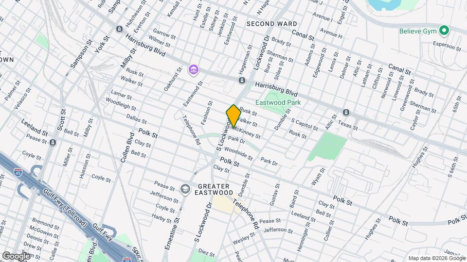 4618 McKinney St Map and Location Details