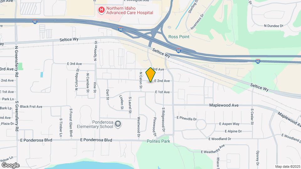 3800 E 2nd Ave Map and Location Details