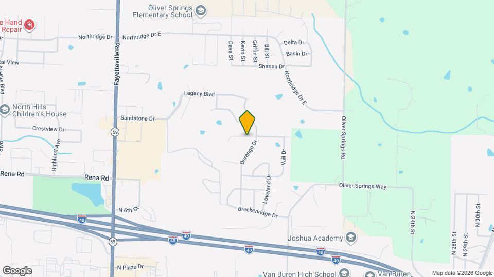 740 Powderhorn Cir Map and Location Details