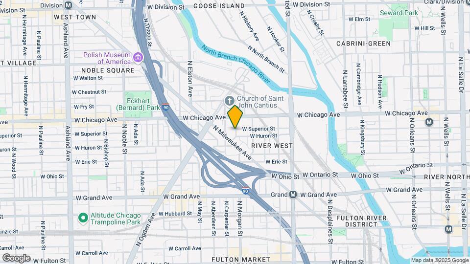 730 N Morgan St-Unit -1114 Map and Location Details