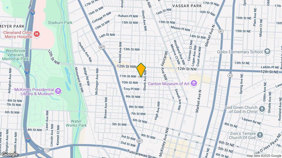 910 11th St NW Map and Location Details