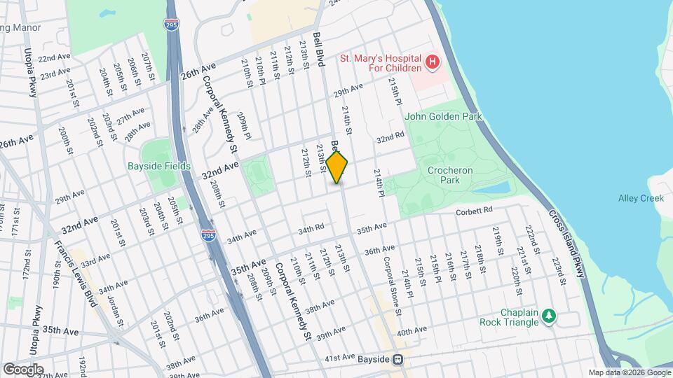 213-15 33rd Rd Map and Location Details
