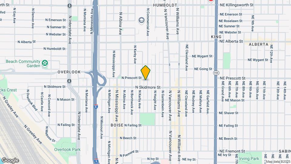 4405 N Commercial Ave Map and Location Details