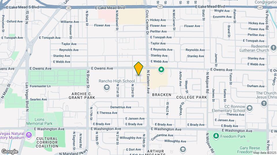 1512 N Cobb Ln Map and Location Details