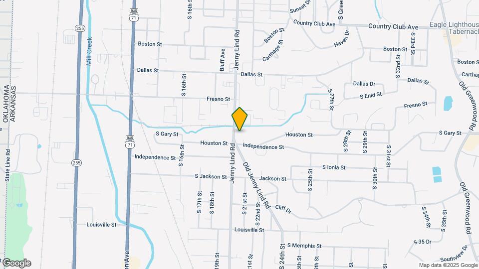 3801 Jenny Lind Rd Map and Location Details
