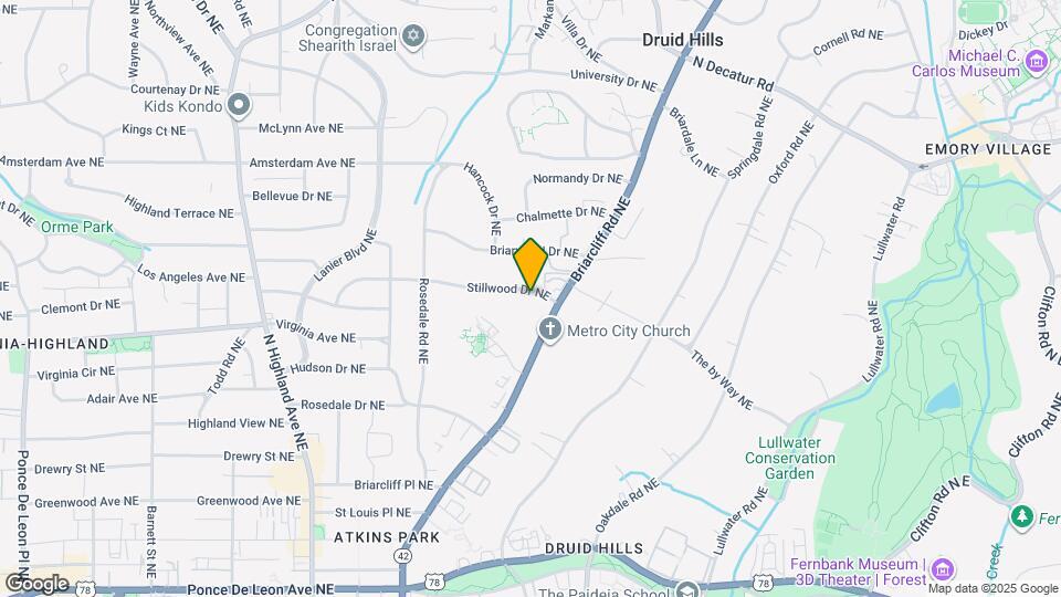 1321 Stillwood Dr NE Map and Location Details