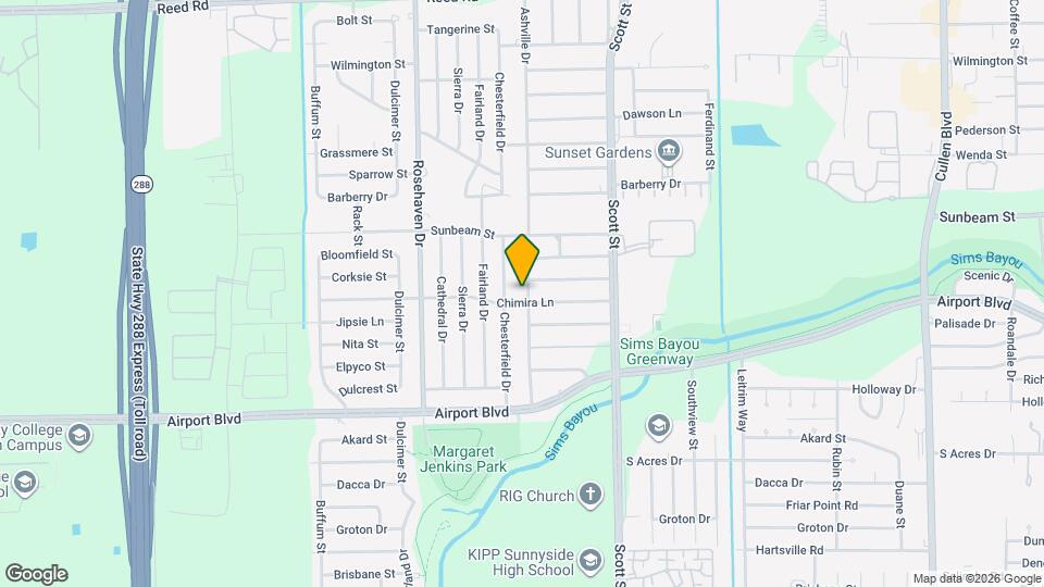 10210 Ashville Dr Map and Location Details