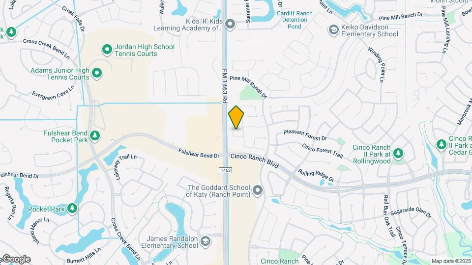 4943 Ginger Bluff Trail Map and Location Details