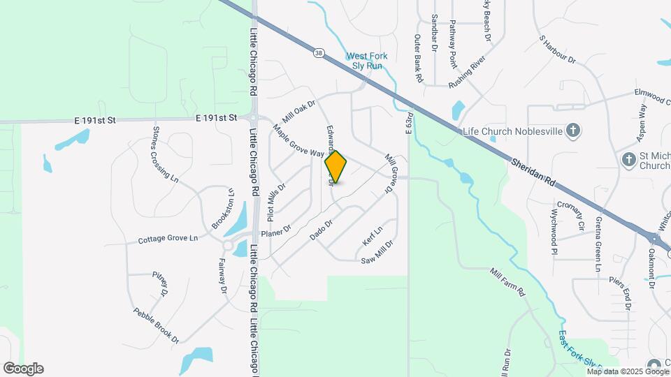 18808 Edwards Grove Dr Mapa y Detalles de la Ubicación