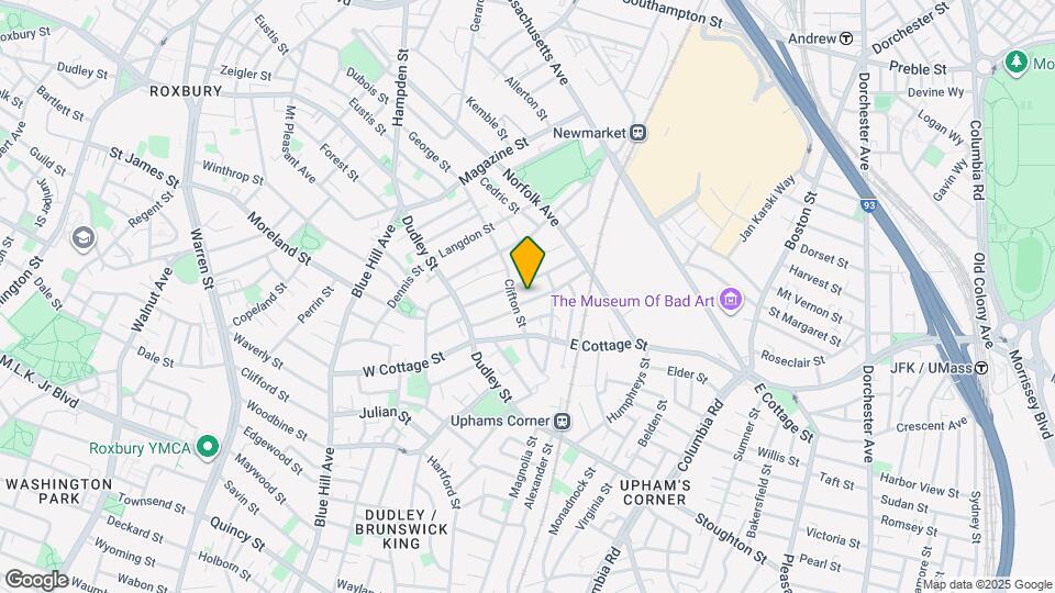 2A Marshfield St Map and Location Details