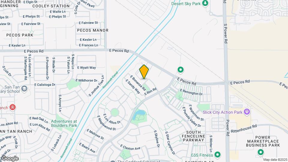 3412 S Luiseno Blvd Map and Location Details