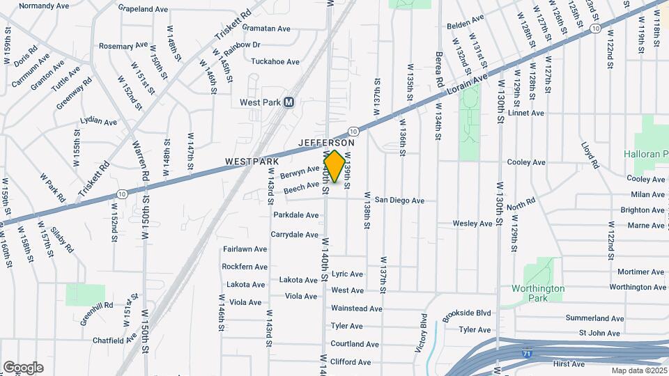 3693 W 140th St Mapa y Detalles de la Ubicación