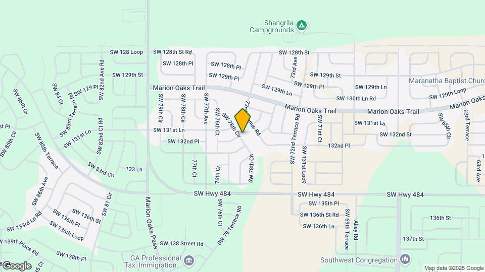 13318 SW 78th Cir Map and Location Details